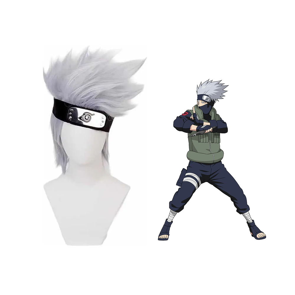 Peluca Kakashi Hatake Naruto