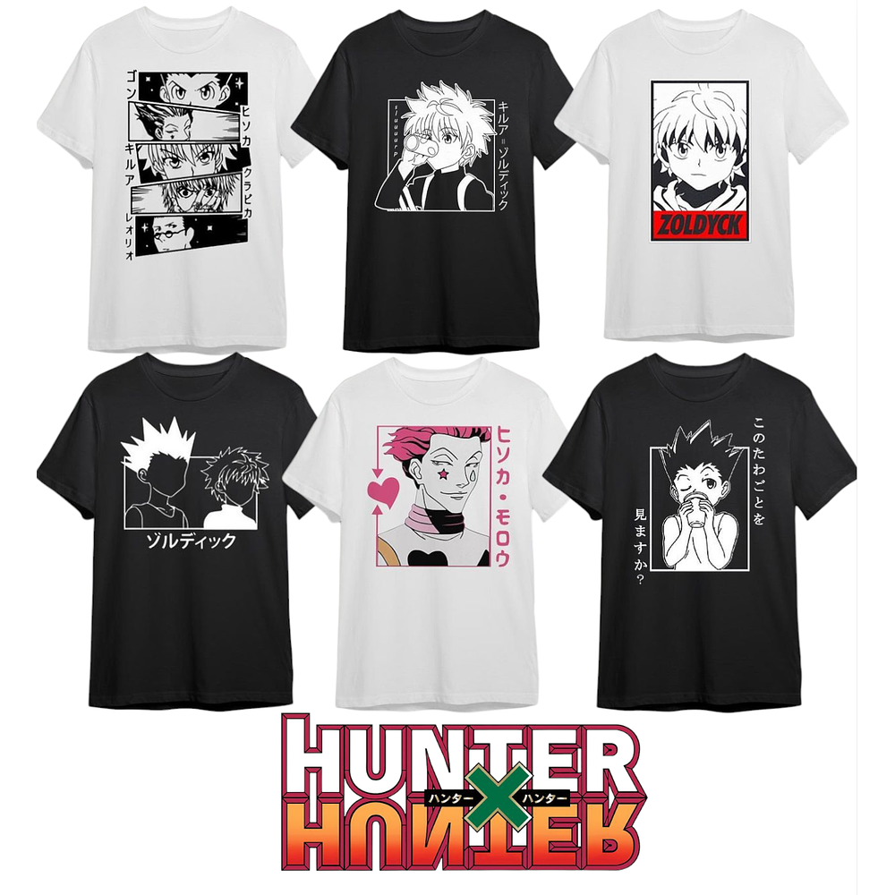 Poleras Hunter X Hunter Varios Diseños