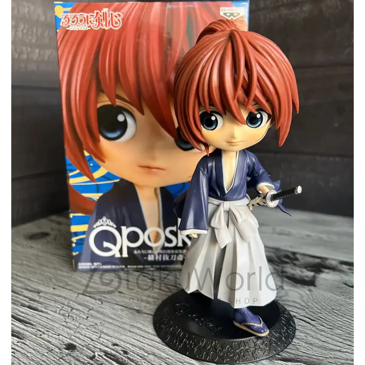 Alien Figura Figura Banpresto Rurouni Kenshin Battousai Himura Q Posket 14 Cm - Coleccionable Anime - Edición Limitada Figura Pvc Kenshin Meiji