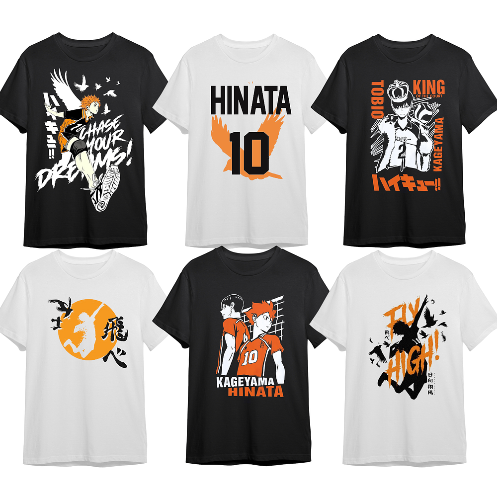 Poleras Haikyuu Varios Modelo 