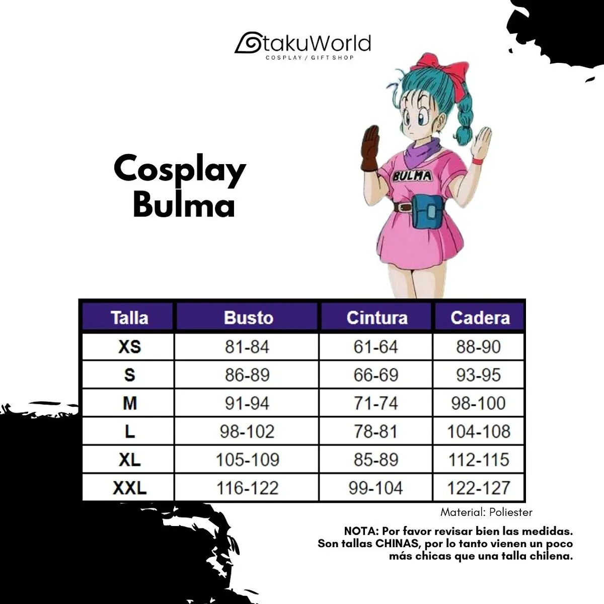 Cosplay Bulma Dragon Ball