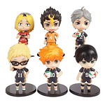 Set 6 Figuras Haikyuu!! Coleccionables