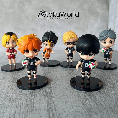 Set 6 Figuras Haikyuu!! Coleccionables