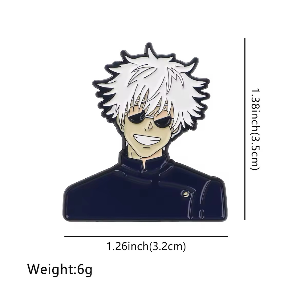 Pin Broches Jujutsu Kaisen Gojo y Geto Pack