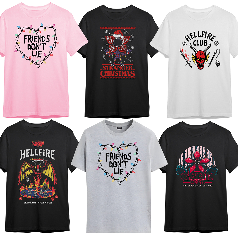 Poleras Stranger Things Varios Modelos 1