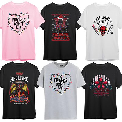 Poleras Stranger Things Varios Modelos 1