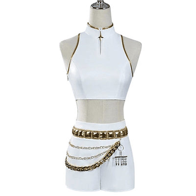 Cosplay Disfraz Kpop Guerreras Rumi Mira Zoey Huntrix Blanco