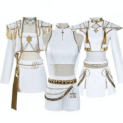 Cosplay Disfraz Kpop Guerreras Rumi Mira Zoey Huntrix Blanco