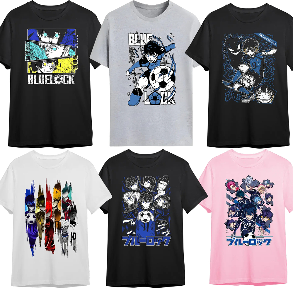 Poleras Blue Lock Varios Modelos