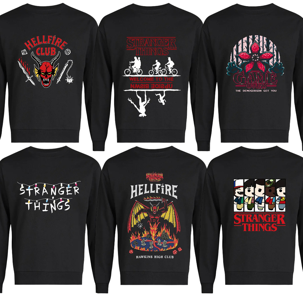 Poleron Stranger Things Varios Modelo