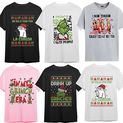 Poleras Navideñas Cultura Pop Memes Geek 2