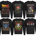 Polerones Navideños Anime Otaku Distintos Modelos