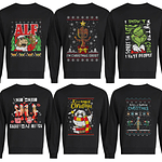 Polerones Navideños Cultura Pop Memes Geek