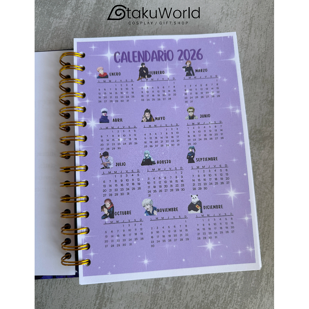 Agenda 2026 Jujutsu Kaisen Gojo 