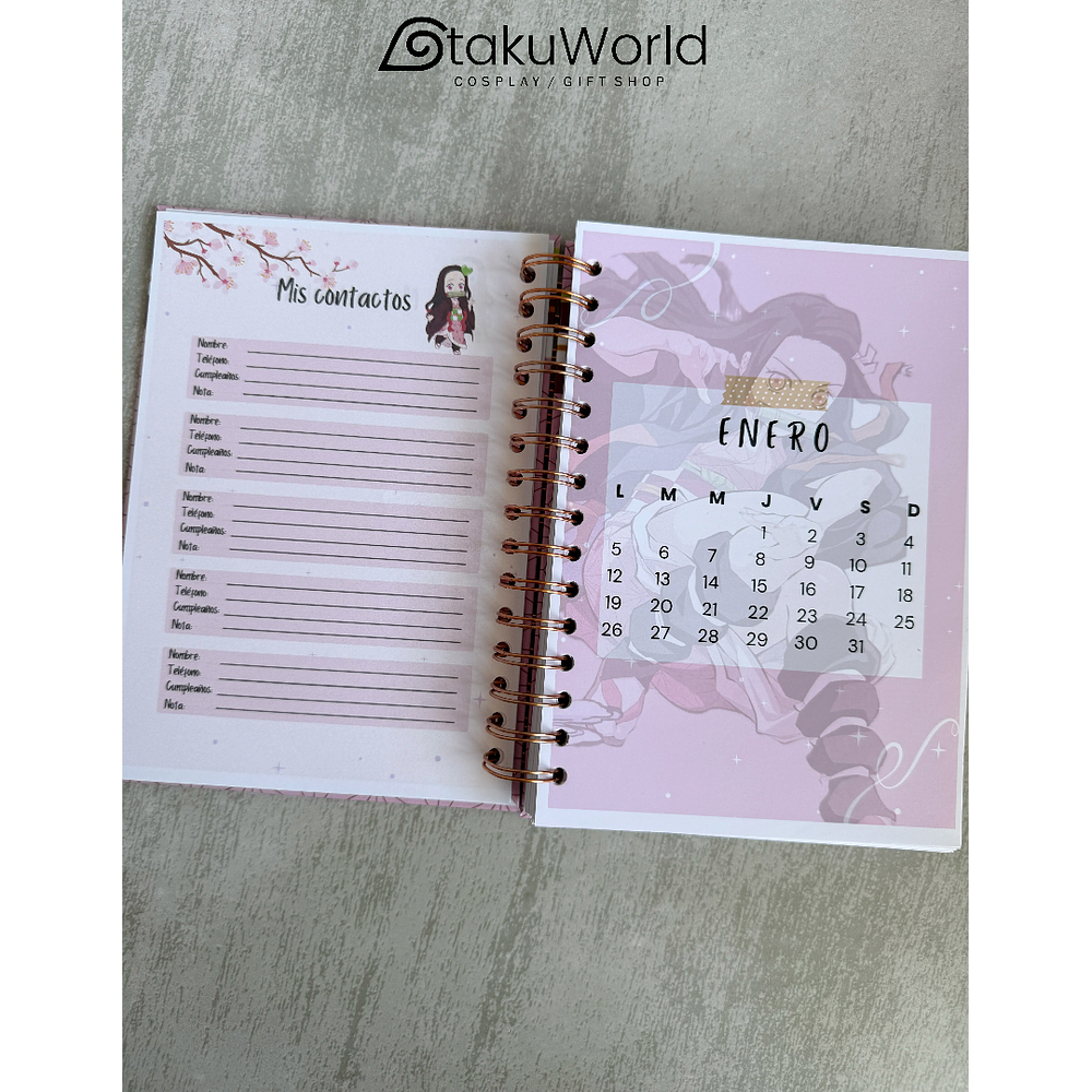 Agenda 2026 Nezuko Kimetsu No Yaiba Demon Slayer