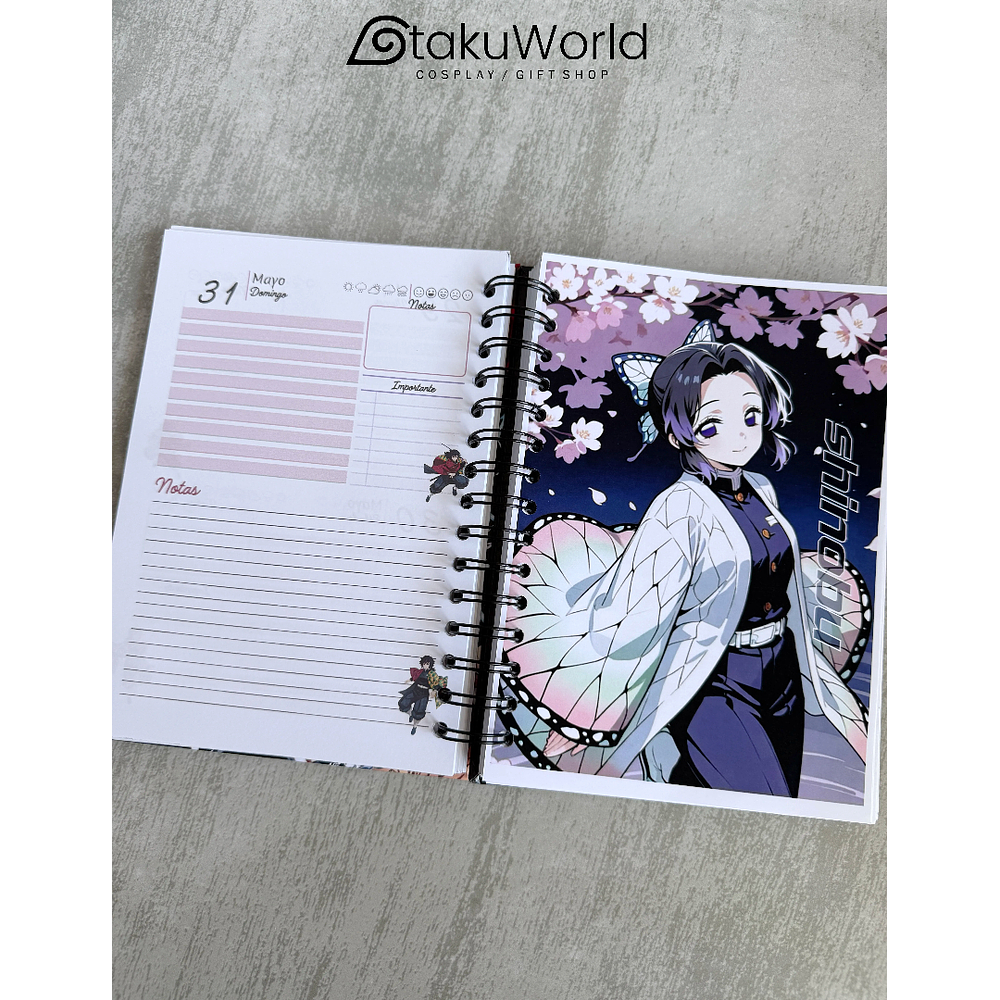 Agenda 2026 Kimetsu No Yaiba Demon Slayer Hashiras