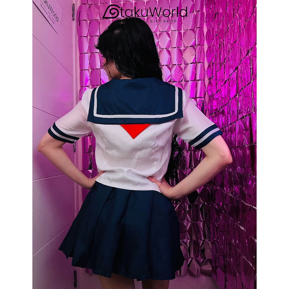 Cosplay Seifuku Azul Estudiante Japones 