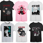 Polera Jujutsu Kaisen Gojo Itadori Sukuna Varios Modelos 1