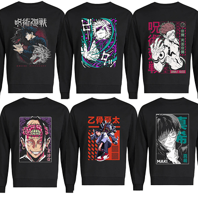 Polerones Jujutsu Kaisen Gojo Itadori Sukuna Varios Modelos