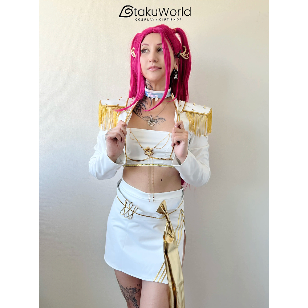 Cosplay Disfraz Kpop Guerreras Rumi Mira Zoey Huntrix Blanco