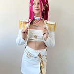 Cosplay Disfraz Kpop Guerreras Rumi Mira Zoey Huntrix Blanco