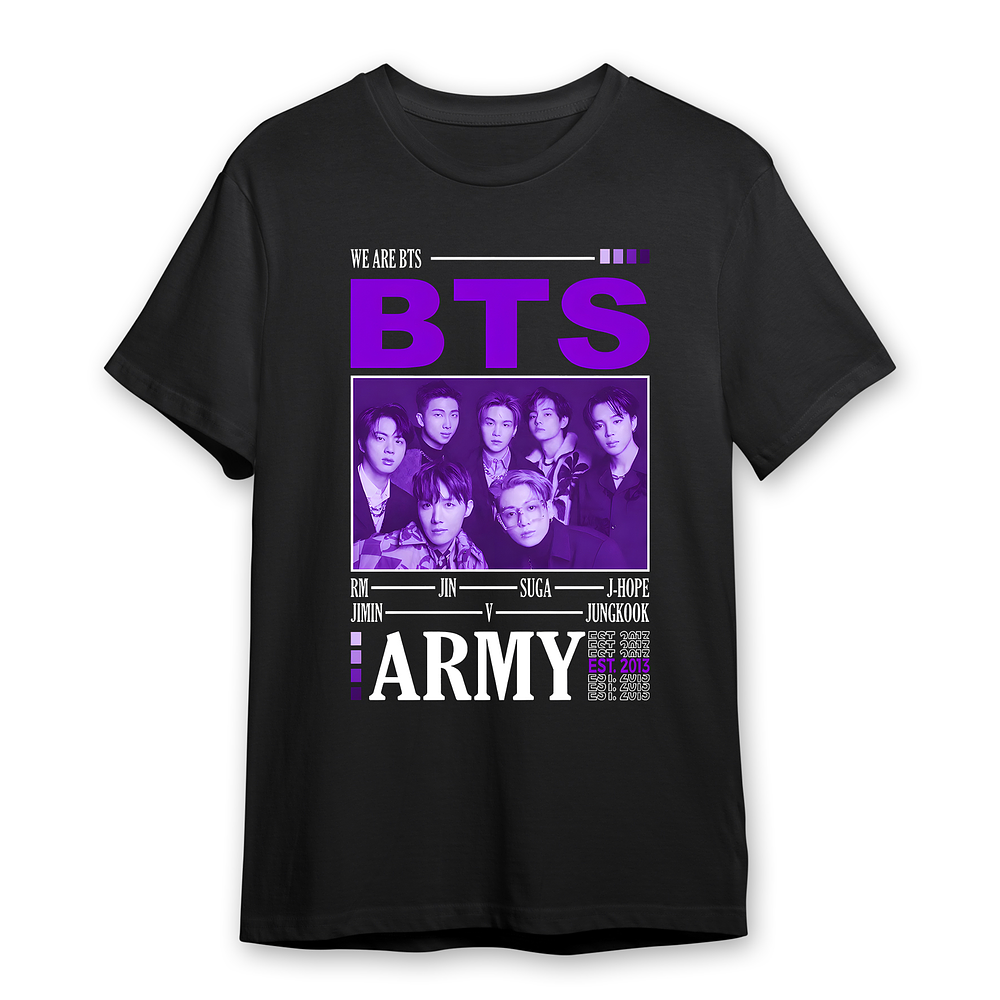 Polera BTS Army Kpop Jungkook Varios Modelos 1