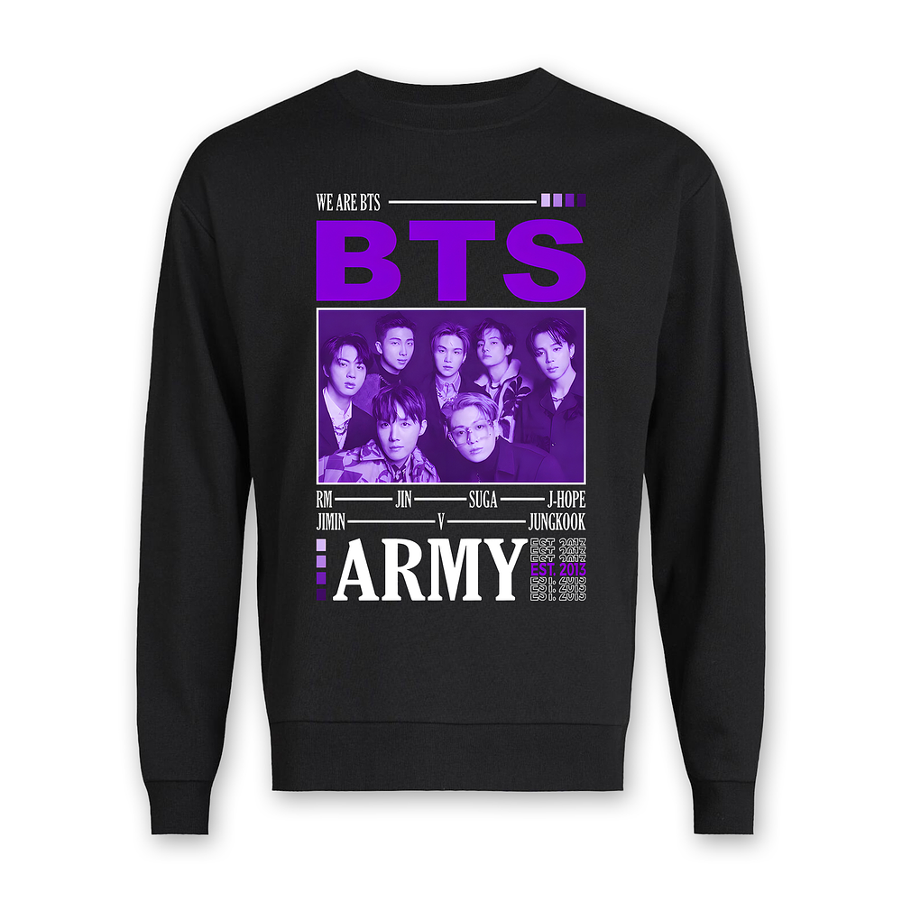 Poleron BTS Army Kpop Jungkook Varios Modelos