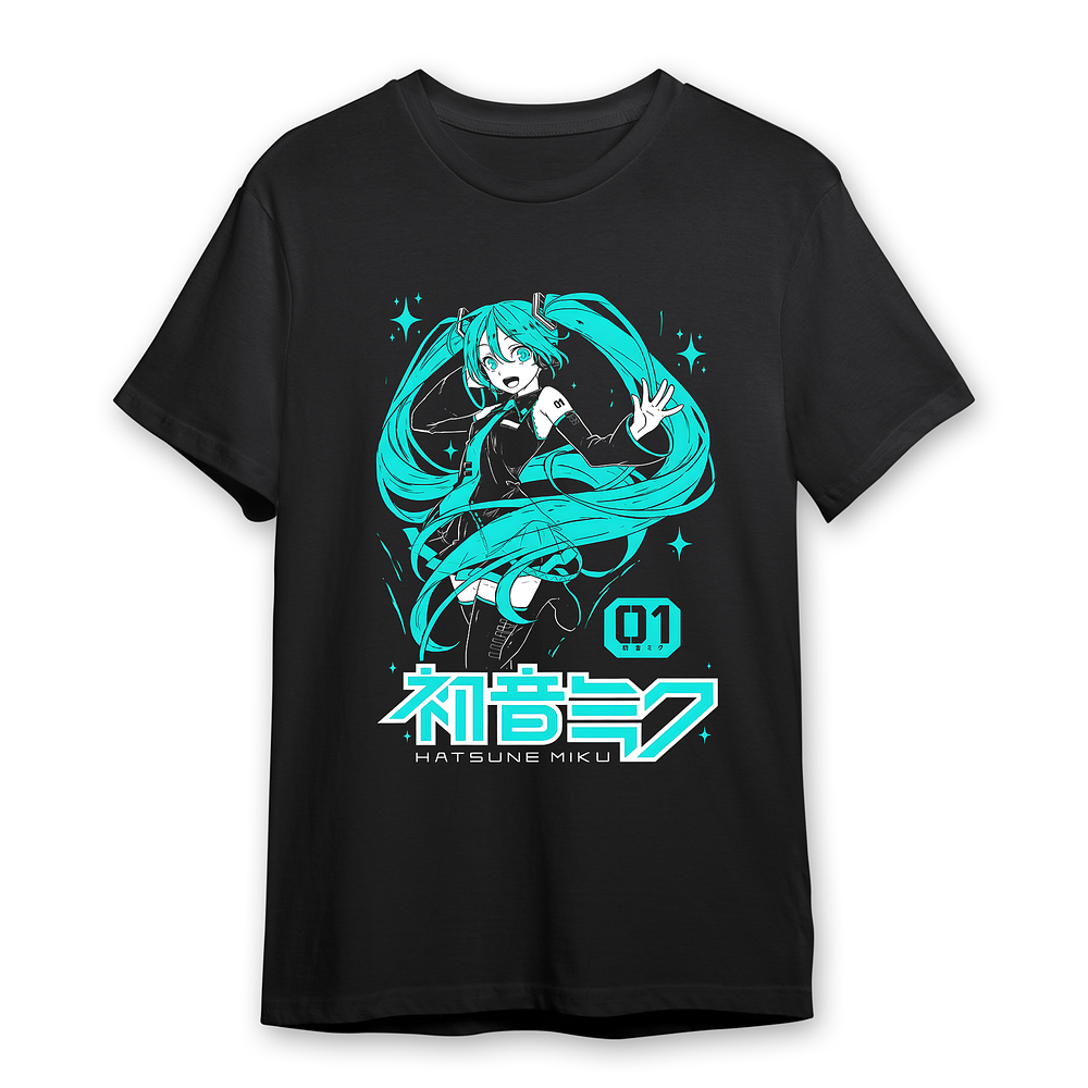 Polera Hatsune Miku Vocaloid Varios Diseños