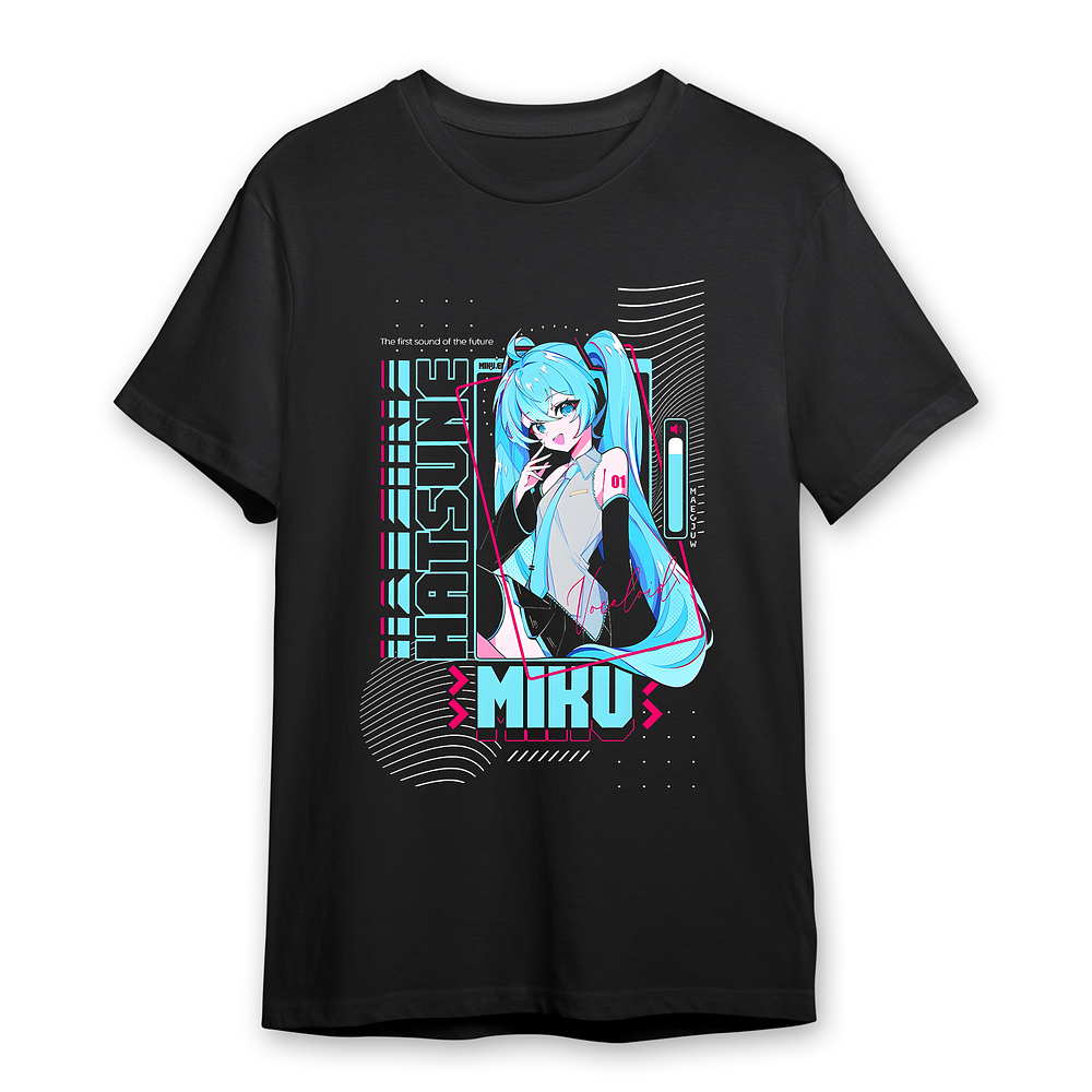 Polera Hatsune Miku Vocaloid Varios Diseños