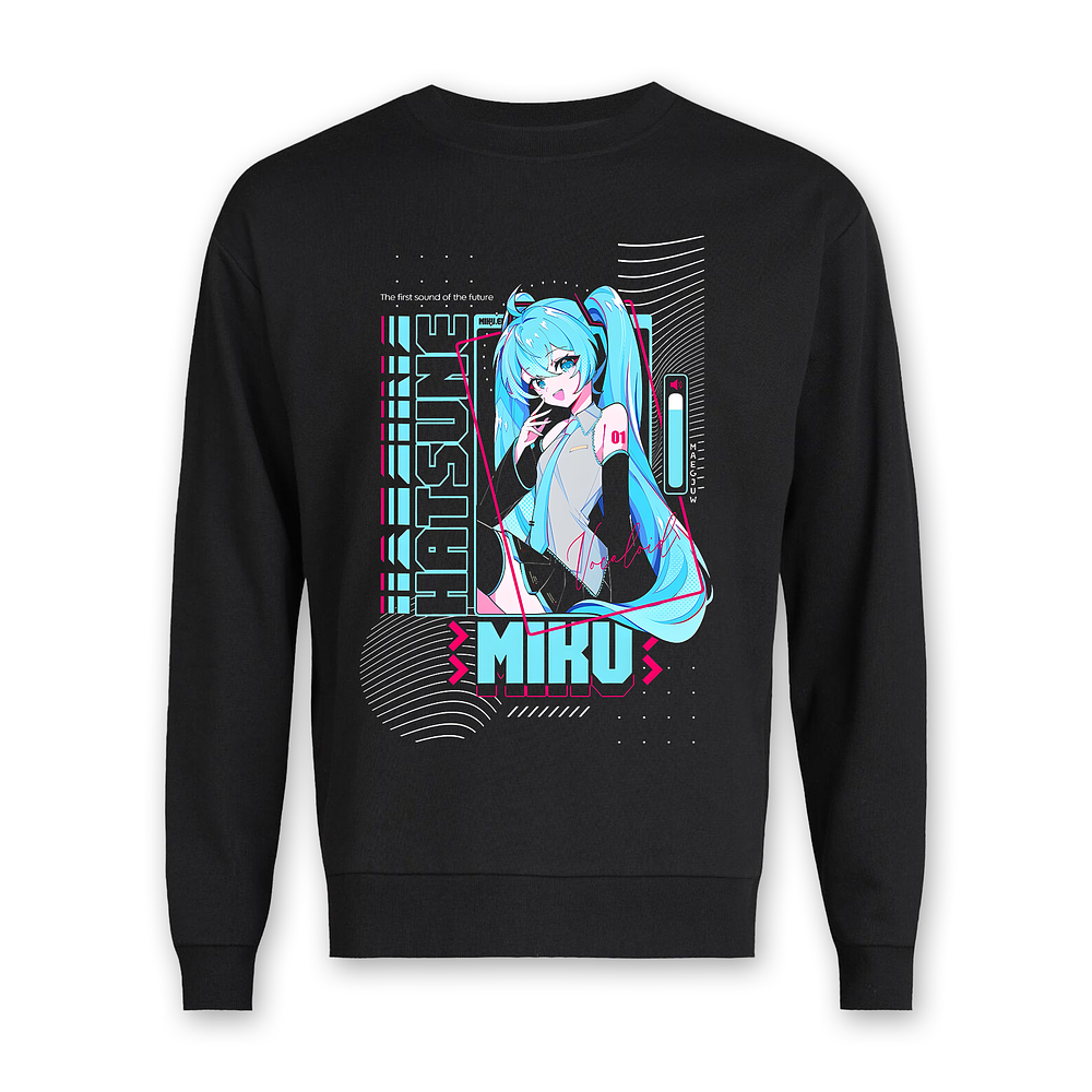 Poleron Hatsune Miku Vocaloid Varios Diseños