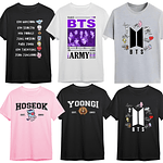 Polera BTS Army Kpop Jungkook Varios Modelos 1