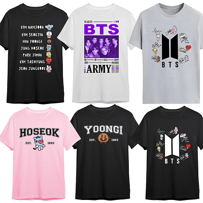 Polera BTS Army Kpop Jungkook Varios Modelos 1
