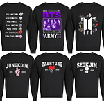 Poleron BTS Army Kpop Jungkook Varios Modelos