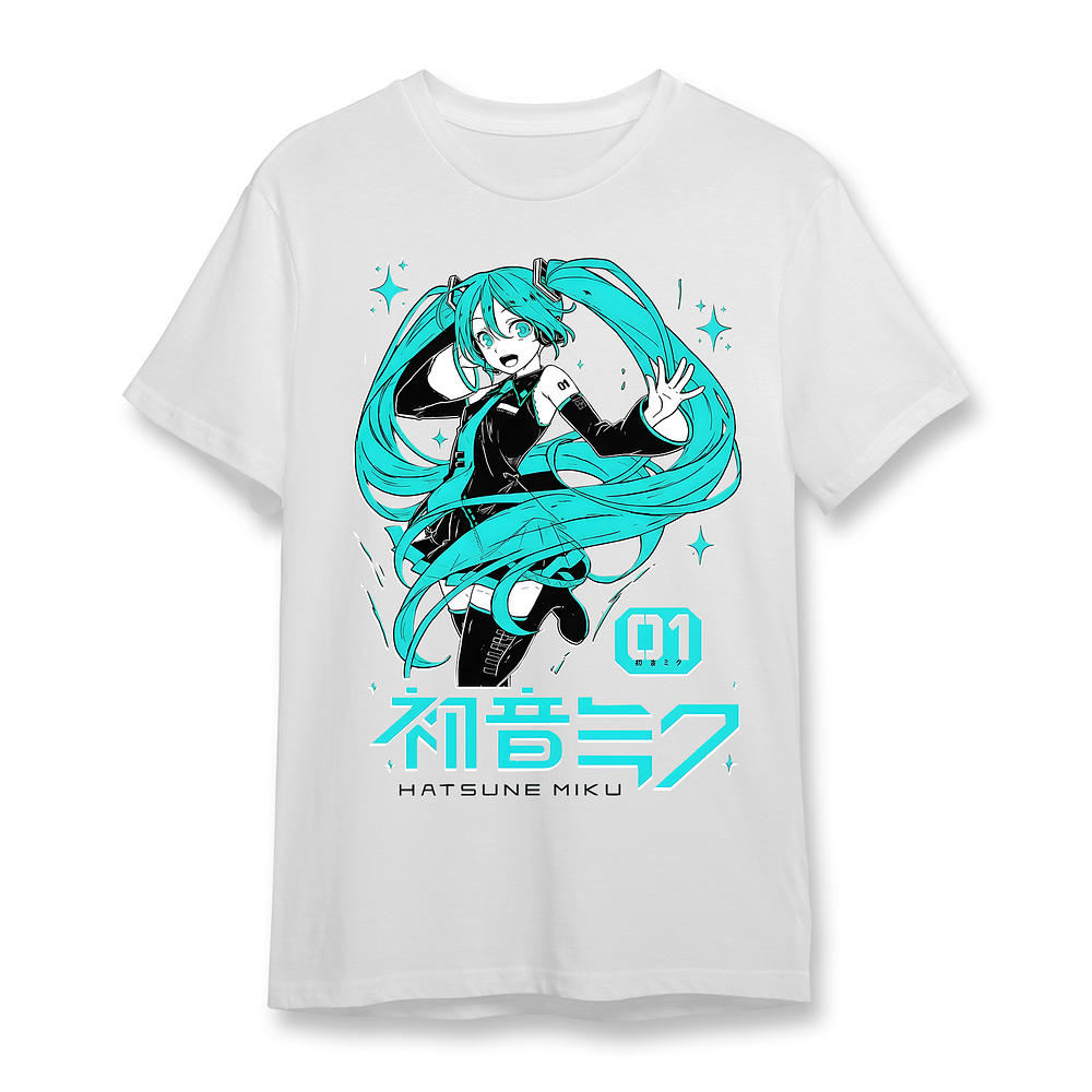 Polera Hatsune Miku Vocaloid Varios Diseños
