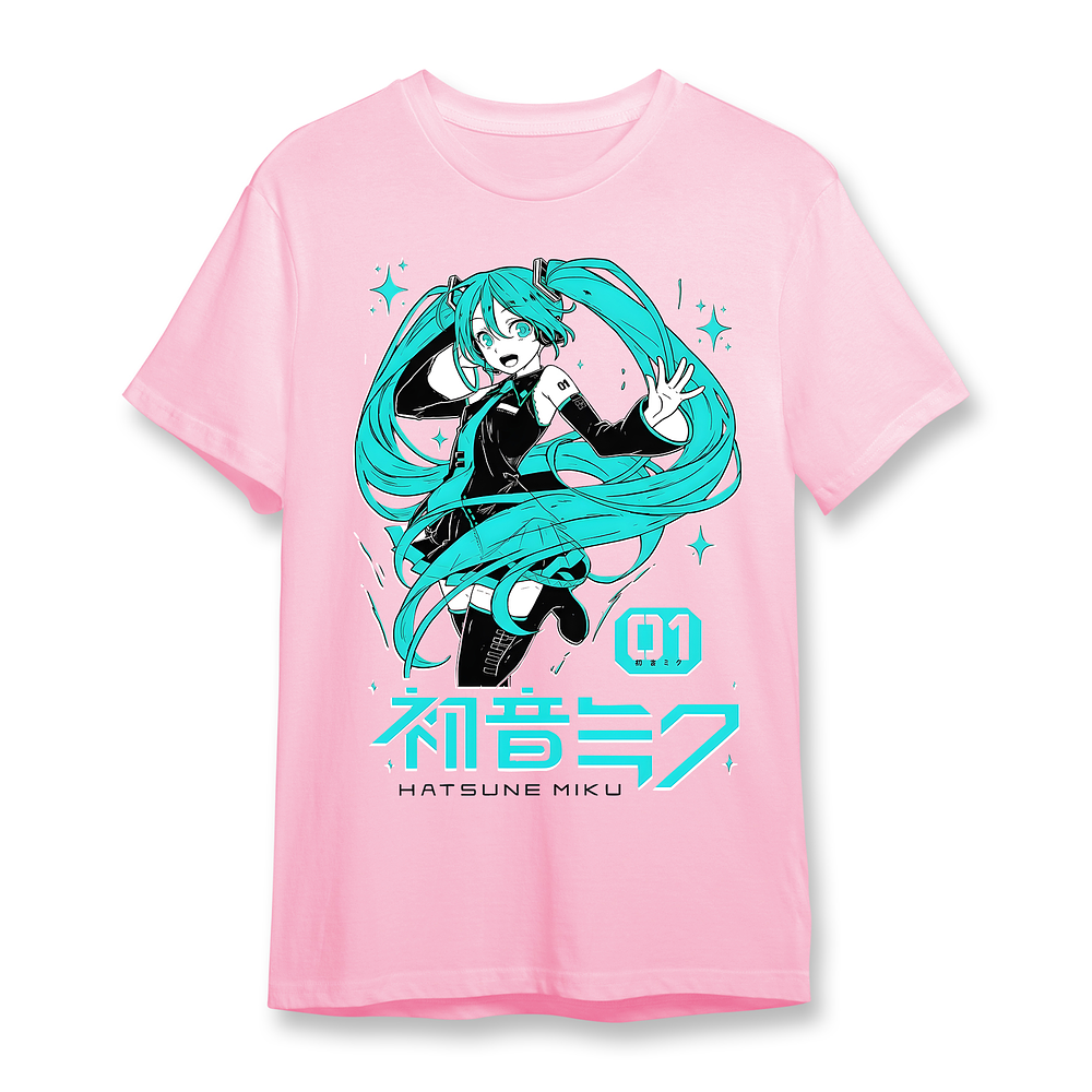 Polera Hatsune Miku Vocaloid Varios Diseños