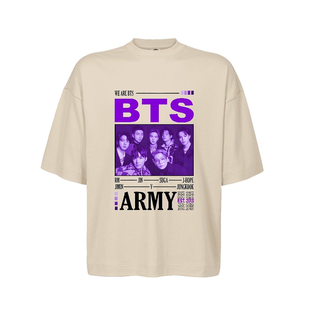 Polera Oversize Bts Army Kpop Jungkook Varios Modelos