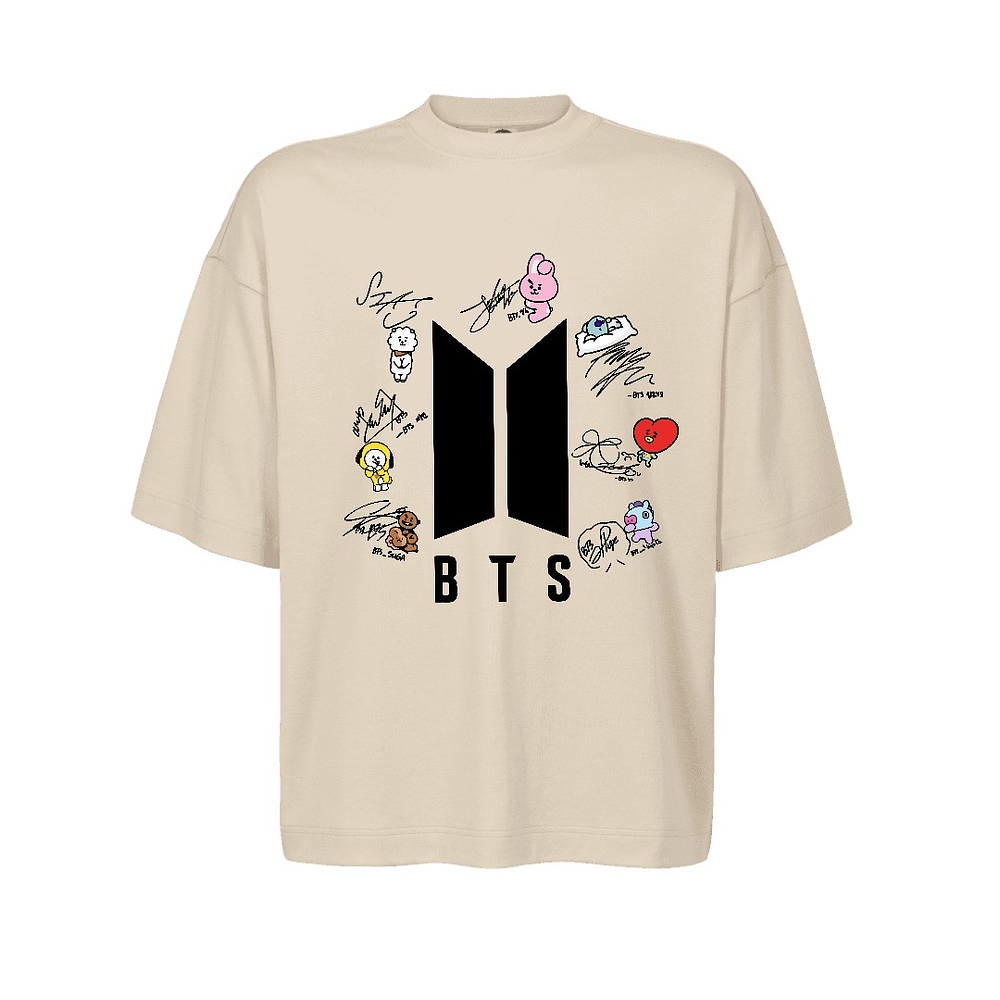 Polera Oversize Bts Army Kpop Jungkook Varios Modelos