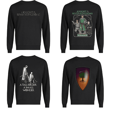 Poleron El Caballero de los Siete Reinos Targaryen Varios Modelos