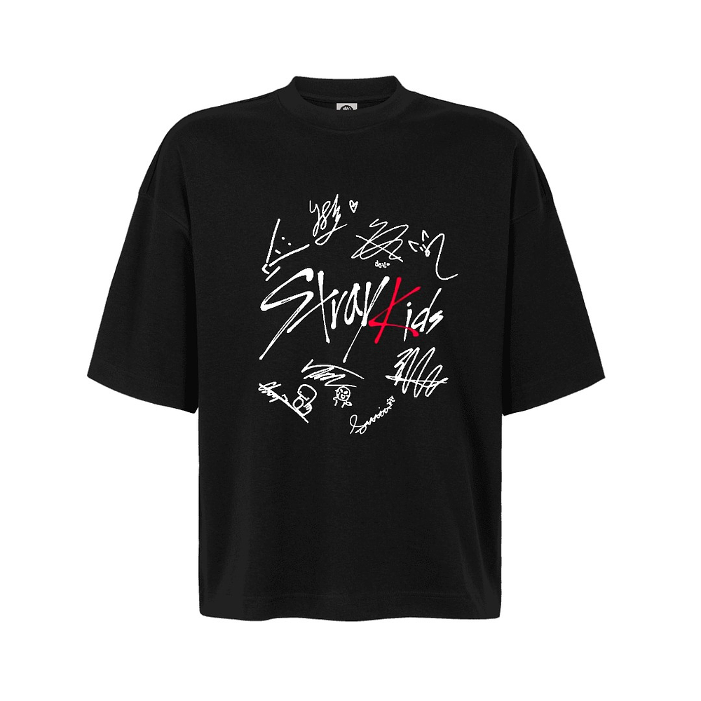 Polera Oversize Stray Kids Sk World Tour Kpop Felix Varios Modelos