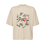 Polera Oversize Stray Kids Sk World Tour Kpop Felix Varios Modelos