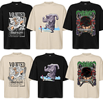 Polera Oversize One Piece Varios Modelos 