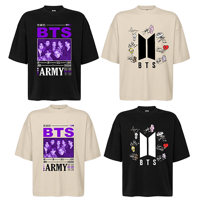 Polera Oversize Bts Army Kpop Jungkook Varios Modelos