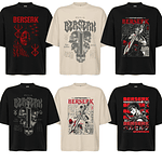 Polera Berserk Guts Oversize Varios Modelos