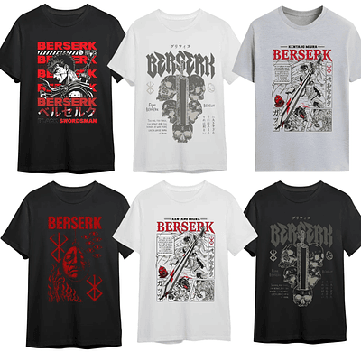 Polera Berserk Guts Varios Modelos