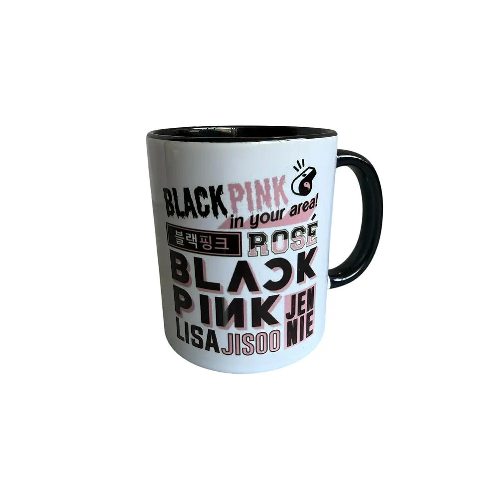 Taza Tazon Black Pink Lisa Rose Jisoo