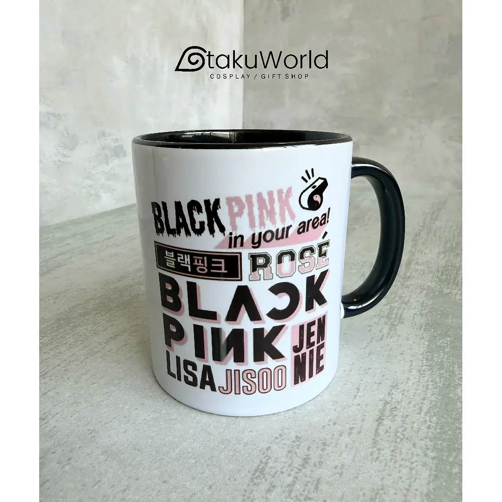 Taza Tazon Black Pink Lisa Rose Jisoo