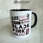 Taza Tazon Black Pink Lisa Rose Jisoo