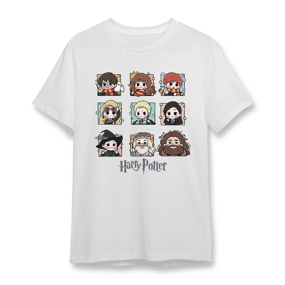 Poleras Harry Potter Algodón Hogwarts Varios Modelos