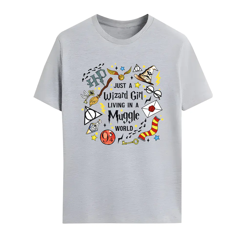 Poleras Harry Potter Algodón Hogwarts Varios Modelos