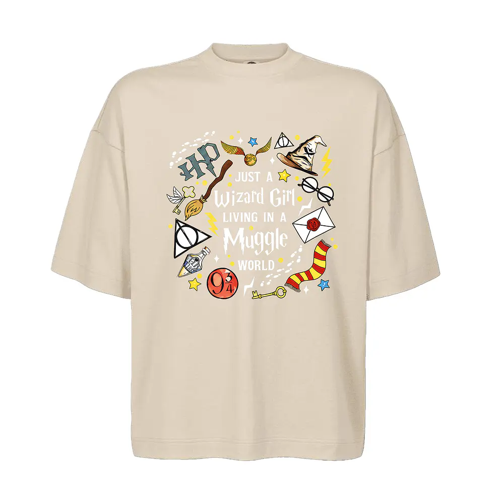 Polera Oversize Harry Potter Hogwarts Varios Modelos